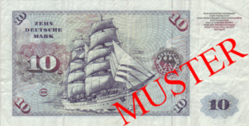 10 DM Banknote 10 DM Banknote