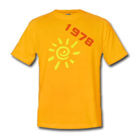 T-Shirts zum Jahr 1978